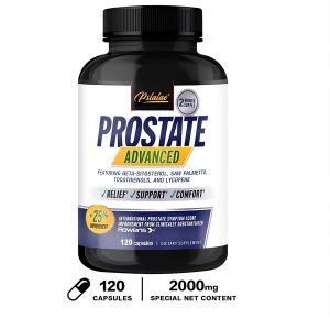 Prostatitis Tratamiento Prostate Care Advanced con Saw Palmetto Suministro 90 dias