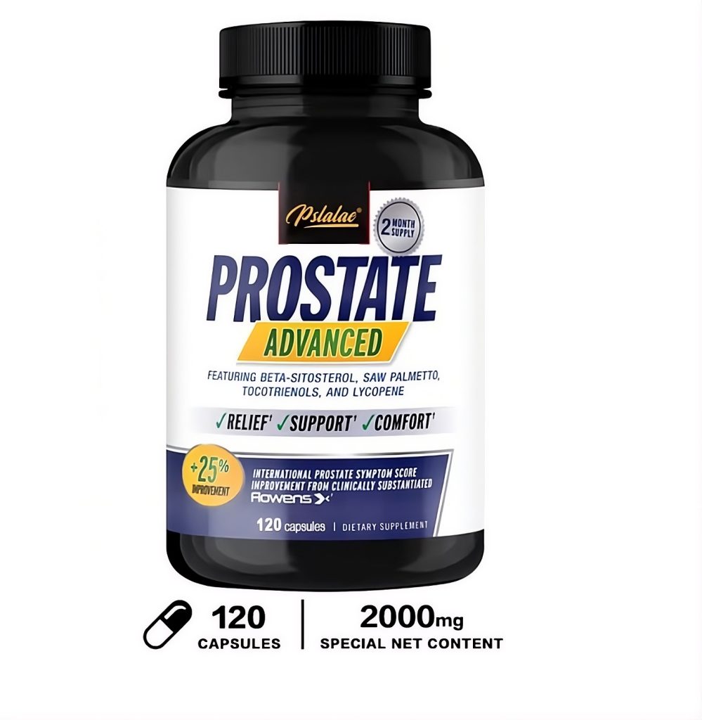 Prostatitis Tratamiento Prostate Care Advanced con Saw Palmetto Suministro 90 dias